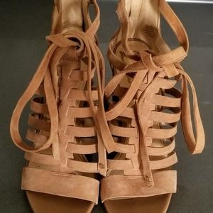 SAM EDELMAN STRAP UP HEELS